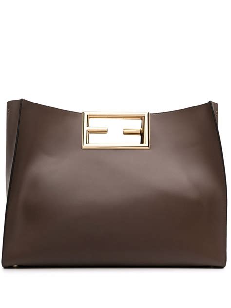 fendi way tote bag|Fendi shopping bag tote.